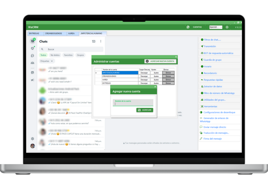 WACRM Gestión avanzada para WhatsApp - Imagen 2
