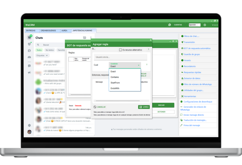 WACRM Gestión avanzada para WhatsApp - Imagen 4