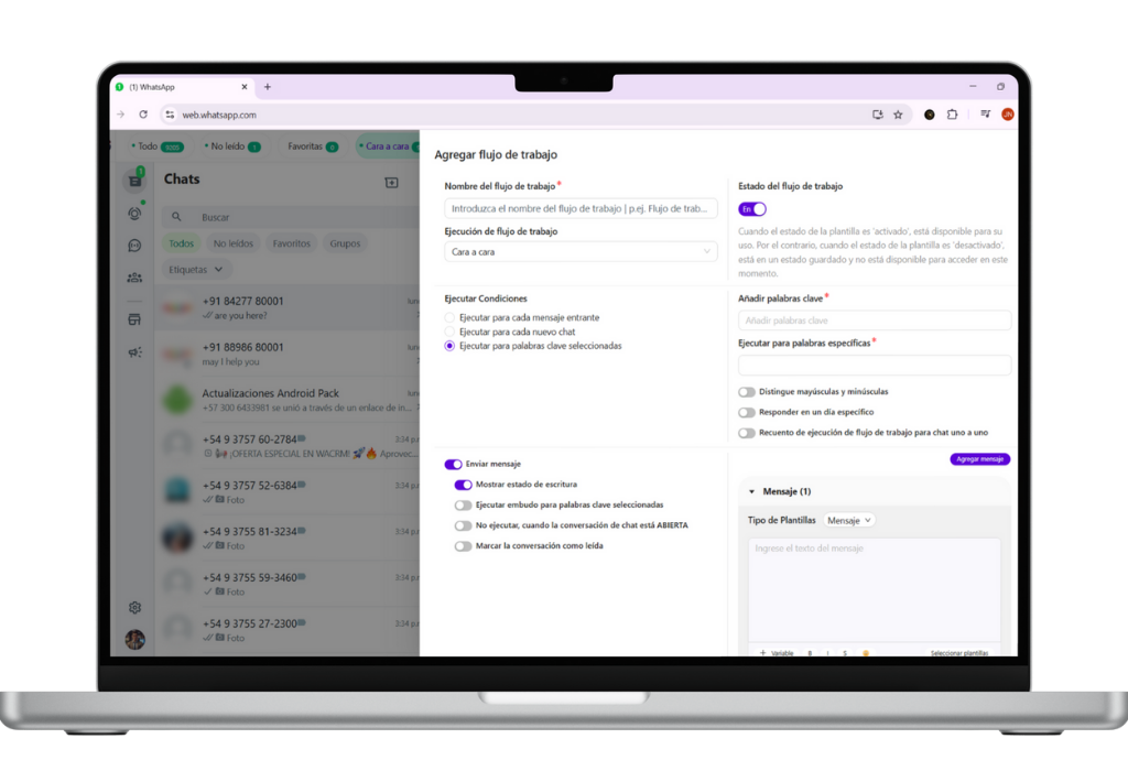 JNCRM Gestión avanzada de whatsapp - Imagen 4
